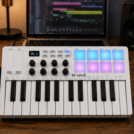 🎹 Portable Musicandy MIDI Controller (SMK-25)
