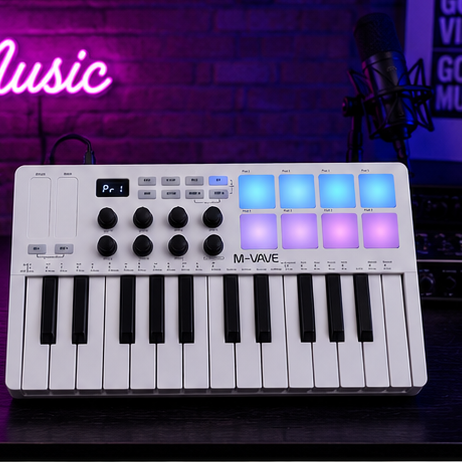 🎹 Portable Musicandy MIDI Controller (SMK-25)
