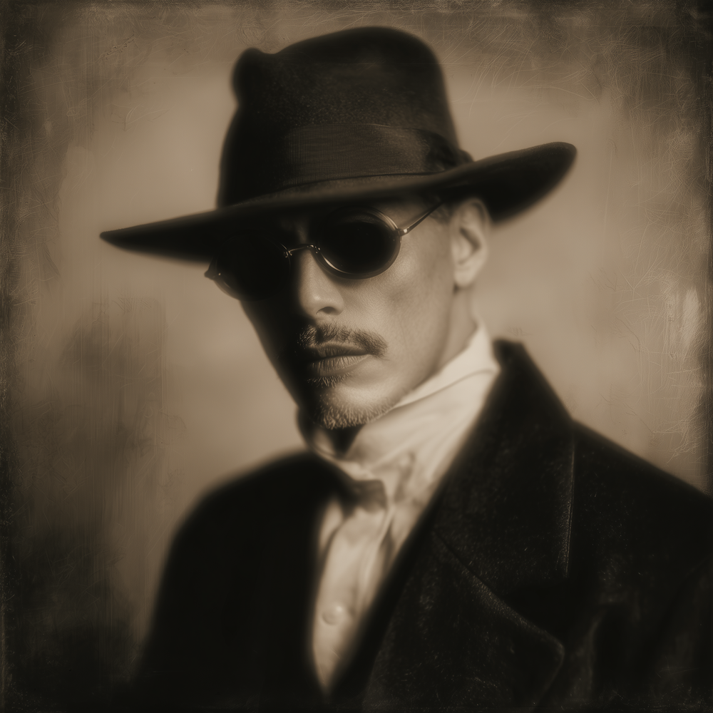 Vintage Noir Album Cover Art – Cinematic Jazz, Blues & Lo-Fi Music Design