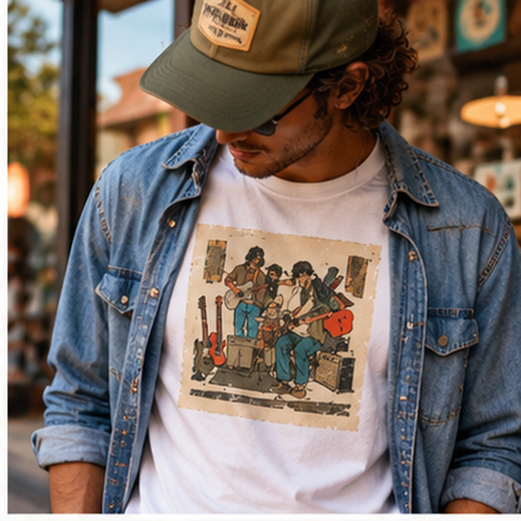 Vintage Band Rehearsal T-Shirt, Retro Indie Rock Tee, Guitar Player Shirt, Musician Gift, Garage Band Graphic Tee, Music Lover Shirt