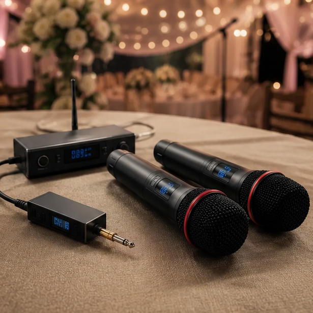 UHF Wireless Rechargeable Microphone - 262FT Range